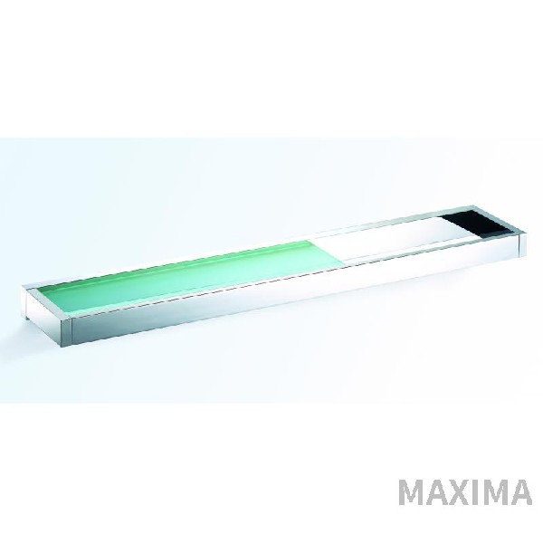 MA900400P11 Glass shelf/towel holder, 600mm